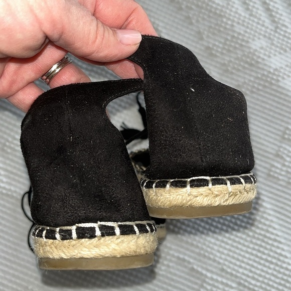 Indigo Road ladies espadrille flats with ankle tie size 9 - Picture 3 of 6